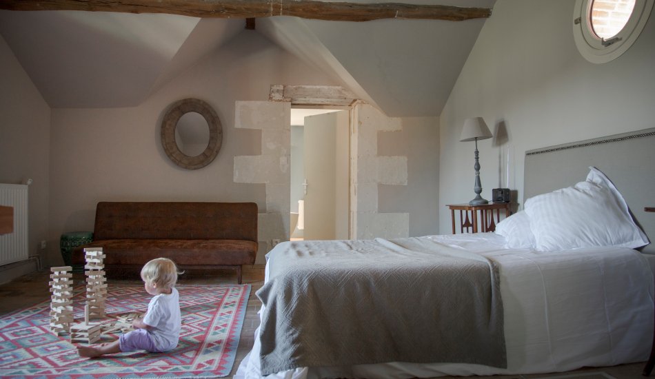 Chambre de l'étage sur la mezzanine